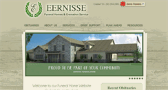 Desktop Screenshot of eernissefuneralhome.com